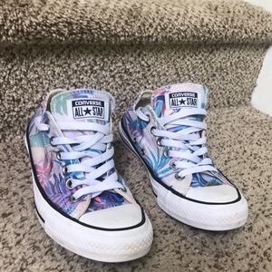 Multi colored Converse All Stars size 7